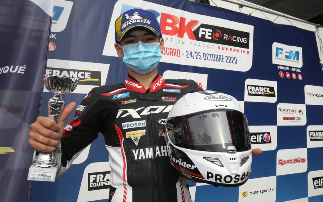 Alexis Boudin et Colin Drye sur le podium final