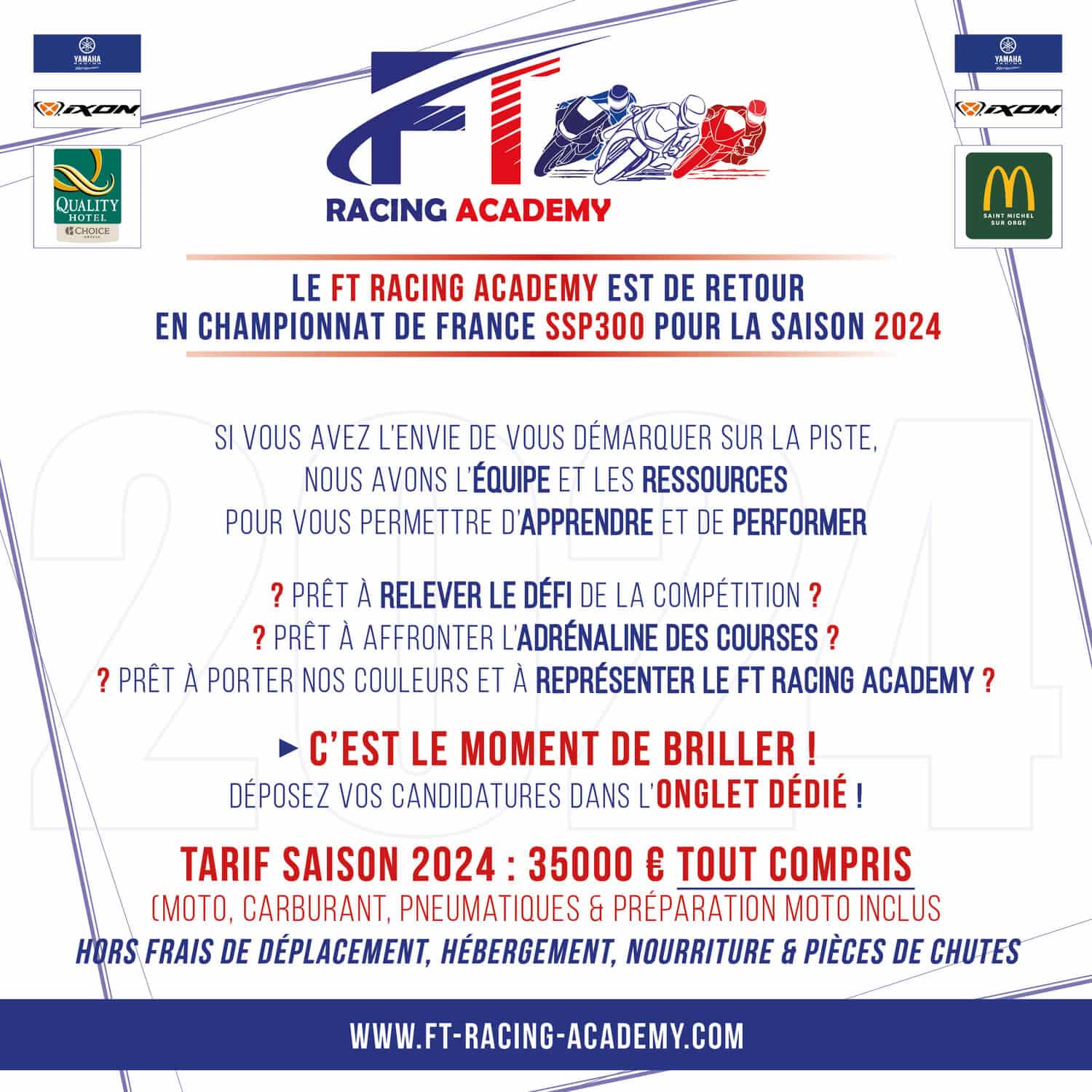 Le programme de la saison 2023 de FT Racing Academy